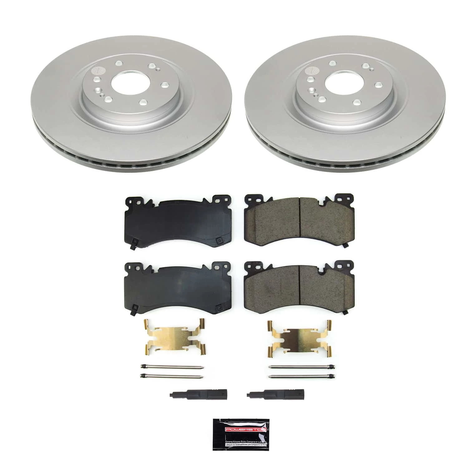 PowerStop Front Geomet Coated Brake Rotor and Pad Kit Fits: CHEVROLET Select Models CRK8924