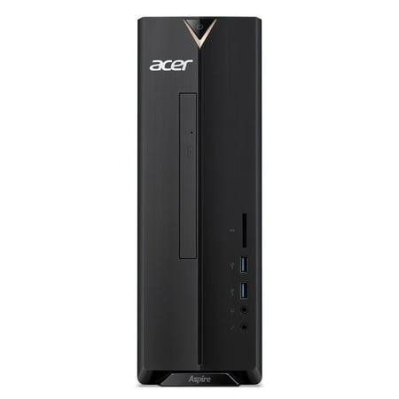 Acer Aspire Desktop, Intel Celeron J4125 Quad-Core Processor (Up to 2.7GHz), Intel UHD Graphics 600, 4GB DDR4, 256GB NVMe M.2 SSD, Windows 10 Home, XC-830-UW91