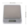 thumbnail image 3 of Food Digital Kitchen Scale Stainless Steel And Tempered Glass, 3 of 9