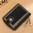 thumbnail image 2 of IELGY Woman's bag zipper genuine leather casual fashion card holder cowhide square black versatile, 2 of 2