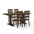 thumbnail image 3 of Crosley Furniture Joanna 5-Piece Dining Table Set in Dark Oak, 3 of 9