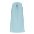 thumbnail image 4 of Generic Elegant Tank Dresses for Women Casual Cotton Linen Scoop Neck Sleeveless Maxi Dress Flowy Beach Vacation Sundress, 4 of 6