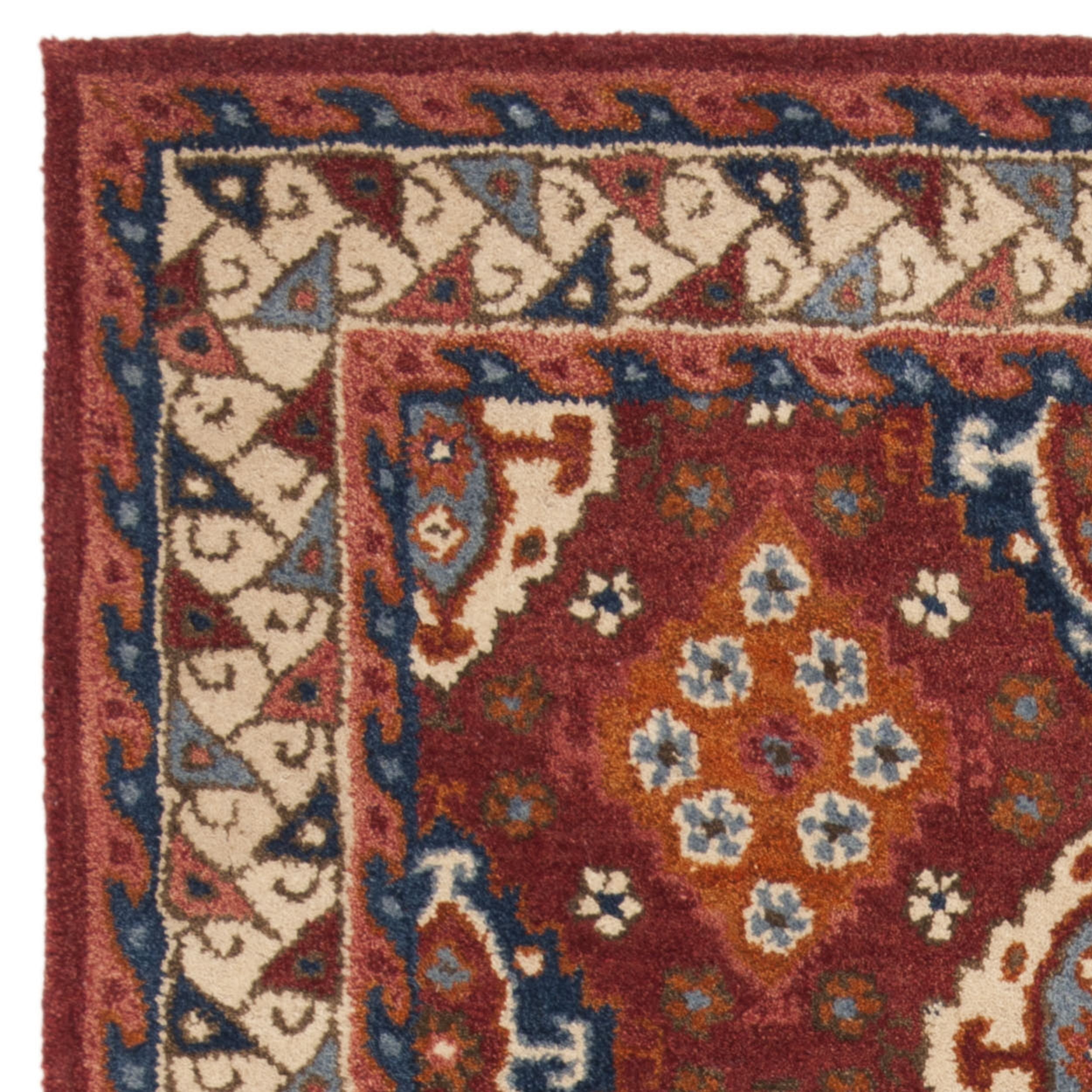 SAFAVIEH Antiquity Jackalynn Geometric Area Rug, Red/Blue, 4' x 6'