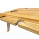 thumbnail image 2 of Mesa de picnic plegable de madera, mesa de vino plegable para exteriores, soporte de picnic, mesa de vino cuadrada de madera, 2 of 5