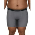 thumbnail image 2 of Fruit of the Loom Big Men's Cotton Stretch Boxer Briefs, 6-Pack, 2 of 4