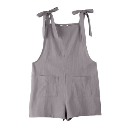 

Girls Romper Sleeveless Adjustable Tie Up Strap Short Jumpsuits Summer Clothes with Pocket Dress for 3 Months Baby Girl 12 Month Baby Clothes Girl First Birthday Owl Romper Romper Hoodie 9 Month