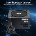 thumbnail image 6 of ARESGAME 750W Power Supply, 80+ Bronze Certified Semi-modular ATX PSU (AGW750, Semi-modular), 6 of 7