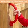 thumbnail image 3 of Barcaloo Playground Safety Handles - Red Grab Handle Bars for Jungle Gym, 3 of 4