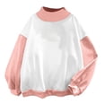 thumbnail image 3 of Women's Neck Sweatshirts,Oversized Turtleneck Long Sleeve Pullover Tops Fall Trendy Soft Sweatshirt Sweatshirts for Women Casual Daily Wear, 3 of 5