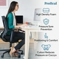 thumbnail image 2 of Proheal 2" Coccyx Foam Wheelchair Seat Cushion - 24"x18" - Tailbone and Lower Back Support, 2 of 6