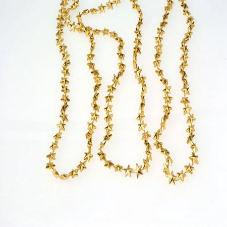 GOLD STAR BEAD NECKLACES, SOLD BY 24 DOZENS
