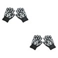 thumbnail image 1 of Qarigey 1 par de guantes de invierno para niños, guantes para niños, cómodos, cálidos, para manualidades, cubiertas para manos, cubiertas para dedos Negro+Camuflaje 2piezas Qarigey  CBP331288, 1 of 6
