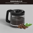 thumbnail image 2 of 14-Cup Coffee Pot Replacement Carafe Compatible with Mr. Coffee 14-Cup Programmable Coffee Maker, Model #: BVMC-PC14-CARAFE. 1 Pack, 2 of 6