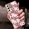 thumbnail image 4 of Pink Art Hello Kitty Cat Cover Smooth E-TPU Phone Case Huawei MATE 20 20X 30 40 P20 P30 P40 LITE MAGIC 5 PRO Y9 PRIME Case Funda, 4 of 5