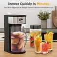 thumbnail image 7 of Sunvivi Iced Tea Maker Cold Brew Electric with 2.5-Quart Pitcher, Black, 7 of 7