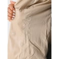 thumbnail image 5 of INSPIRE CHIC Women's Faux Leather Jacket Notched Lapel Button-Down Blazer Coat with Pockets S Beige, 5 of 6