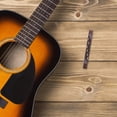 thumbnail image 3 of 1 Set Multi Color Metal Jazz Bridge For 6 String Guitar 4.7 Inch Archtop Design, 3 of 8