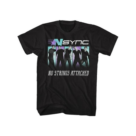 Foghorn String Band - NSYNC 1995 Boy Band No Strings Attached Profile Pictures Adult T-Shirt Tee