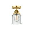 thumbnail image 3 of Innovations Lighting 288-1C-10-5 Bell Semi-Flush Bell 5" Wide Semi-Flush Ceiling Fixture -, 3 of 5