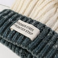 thumbnail image 3 of HNMKIU Wool Knit Winter Baseball Cap for Women Thick Warm Lined Cold Weather Hat Beige,One Size, 3 of 4
