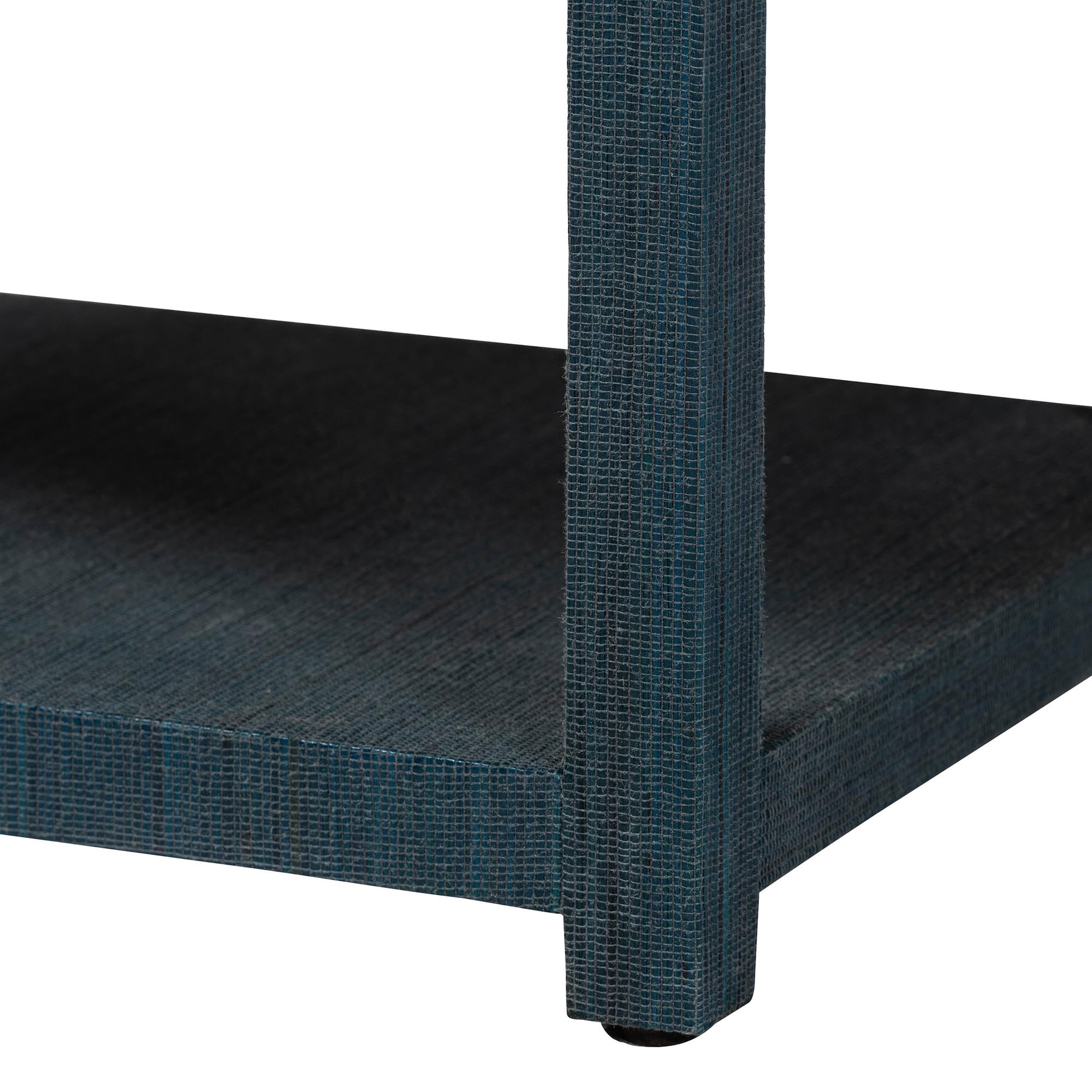 bali & pari Nata Boho Nightstand, 1-Drawer, Indigo Blue