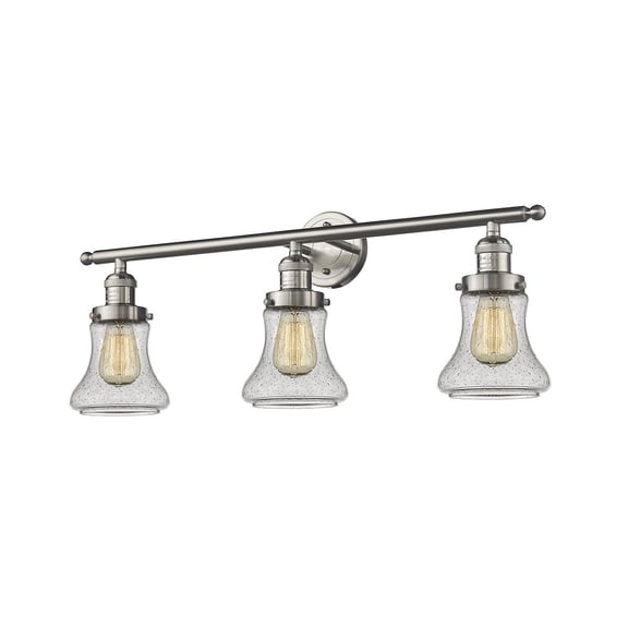 Innovations 3-LT LED Bellmont 30" Bathroom Fixture - Brushed Satin Nickel - 205-SN-G194-LED