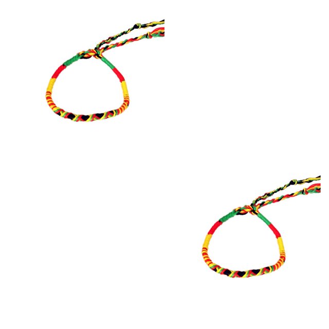 Naiovety Cuerda de la suerte, decoración de moda, cuerda trenzada, artesanal DIY, de cuerda de poliéster, joyería personalizada Type2 NO2