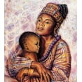 thumbnail image 2 of Unknown 12x13 White Modern Wood Framed Museum Art Print Titled - Mother and Child, 2 of 4