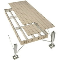 PlayStar 4' x 10' Premium Frame Stationary Dock Kit with Resin Top KT 13221 Dock Accessories