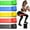 Colorful, variant on Resistance Bands, Exercise Workout Bands for Women and Men, 5 Set of Stretch Bands for Booty Legs, Pilates Flexbands
