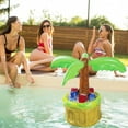 thumbnail image 3 of ZenCart Inflatable Ice Bucket Palm Tree Cactus Cooler Holder Beach Party Ice Bucket Reusable Drink Chiller for Outdoor Picnics Camping, 3 of 8