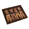 thumbnail image 1 of Rustic 4 Airedale Terriers Dog Blanket BLNKT61743, 1 of 3