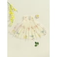 thumbnail image 5 of Aojekbee Little Girls Summer Princess Dress Sleeveless 3D Flower A-line Sweet Tulle Dresses, 5 of 10