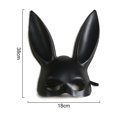 thumbnail image 2 of Máscara de conejito, máscara de conejo de mascarada para mujer para cumpleaños, Pascua, Halloween, accesorio de fiesta, 2 of 5