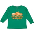 thumbnail image 3 of Inktastic Cutest Pumpkin in the Patch Boys or Girls Long Sleeve Toddler T-Shirt, 3 of 5