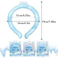 thumbnail image 3 of Neck Cooling Tube,Neck Cooler,Cooling Neck Wraps,Neck Ice Pack,Neck Coolers for Hot Weather,Ice Ring for Neck,Neck Ice Ring,The Chill Wrap,Hot Flashes Cooling Items Wearable Body Coolers Reusable, 3 of 9