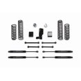 thumbnail image 1 of Fabtech Motorsports Lift Kit Suspension K4200M 3 Inch Front Lift; 3 Inch Rear Lift; With Front And Rear Stealth Shock Absorbers In Kit; Black Components, 1 of 3