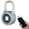 thumbnail image 3 of BT Fingerprint Smart Keyless Lock APLICACIÓN impermeable / Desbloqueo de huellas dactilares Candado antirrobo Puerta Equipaje, 3 of 8