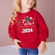 thumbnail image 1 of Fiudx Sudadera de Invierno, Ropa Infantil de Algodón Suave, Cómoda Camiseta con Estampado Navideño, Elegante Camiseta de Manga Larga, Uso Diario Informal, Moda para Niños y Niñas, Suave con La Piel., 1 of 4