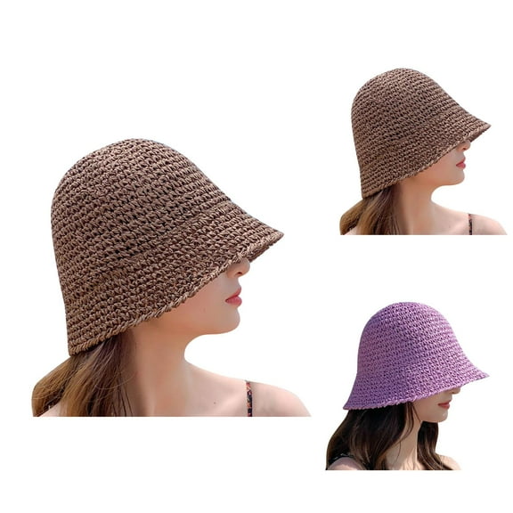 Women's Waterproof Bucket Hat - Quick Dry Sun Rain Womens Ponytail Hat Baseball Cap High Messy Bun Ponycap Hats Quick Drying Hat