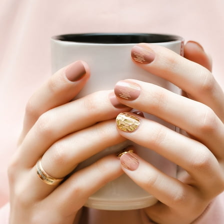 LOLIPPYY Reflective Nail Stickers Assorted Color Nail Art Decals for Home DIY and Salon Use