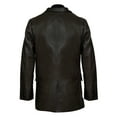 thumbnail image 2 of Pure Leather Blazer for Men Real Lambskin Coat – Casual Sports Hides Winter Jackets Event Overcoat, 2 of 7