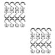 thumbnail image 1 of Ganchos para cortina de ducha Advancent Acero inoxidable 12 piezas, 1 of 6