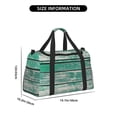 thumbnail image 3 of Picia Old Green Wooden Print Travel Duffle Bag,Weekender Bags for Women with Shoe Compartment, Gym Duffel Bag with Wet Pocket, Hospital Bags for Labor and Delivery, 3 of 7