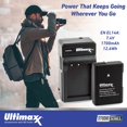 thumbnail image 4 of Kit Accesorios Ultimaxx para Nikon D3300 D3400 D3500 D5600 55mm con Baterias EN EL14A Filtros y Tripode, 4 of 5