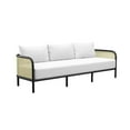 thumbnail image 3 of Modway Hanalei 3-Piece Outdoor Patio Furniture Set in Ivory White, 3 of 6