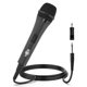 thumbnail image 1 of Máquina de cantar con micrófono con cable para karaoke (negra) - Dinámica, 1 of 6