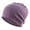 Purple, variant on Slouchy Beanie Stretch Hat Soft Baggy Unisex Loose Hat Chemo Hat Sleep Dark Gray