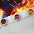 thumbnail image 4 of Erosebridal Football Gamer Black Out Curtains for Kids Boys,Teens Sport Theme Flame Curtains Pack of 2 (42x63 Each),Ultra Soft Home Decor, 4 of 6