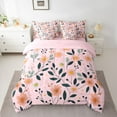 thumbnail image 2 of Castle Fairy Children Teens Adults Pink Flowers Bedding Comforter Set 7 Pieces,Chic Floral Blossoms Full Bedding Set Lightweight,Spring Garden Fitted Sheet Flat Sheet,Super Cozy Room Decor, 2 of 8